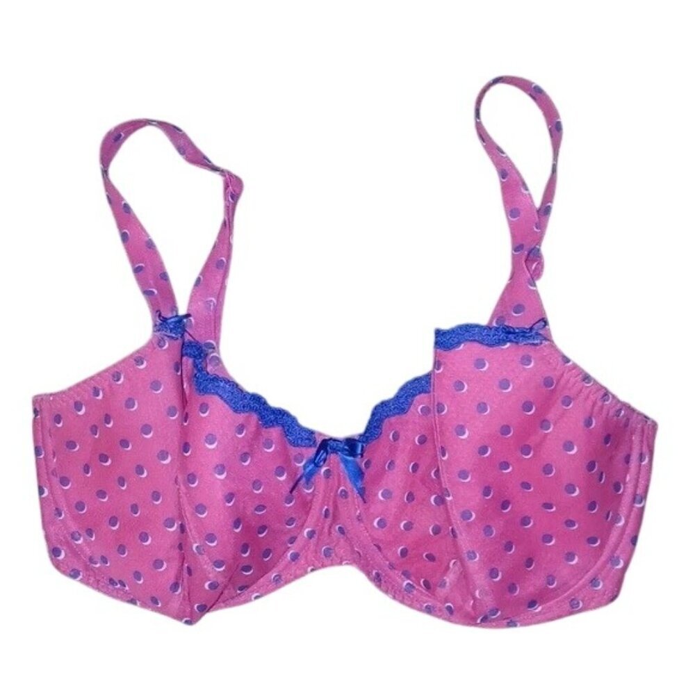 Freya Patsy Pink Polka Dot Underwire Bra - Picture 4 of 7